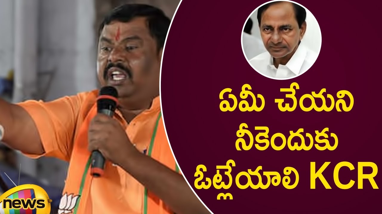 BJP MLA Raja Singh Lashes Out CM KCR In Telangana 2020 Municipal Elections Campaign | Mango News