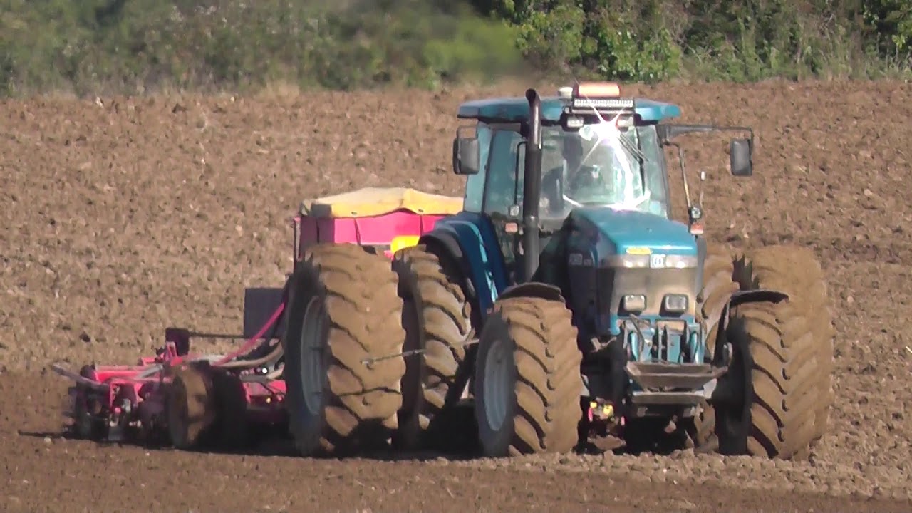 Ford 8970 & Ford 8770 Tractors at Winter Tillage