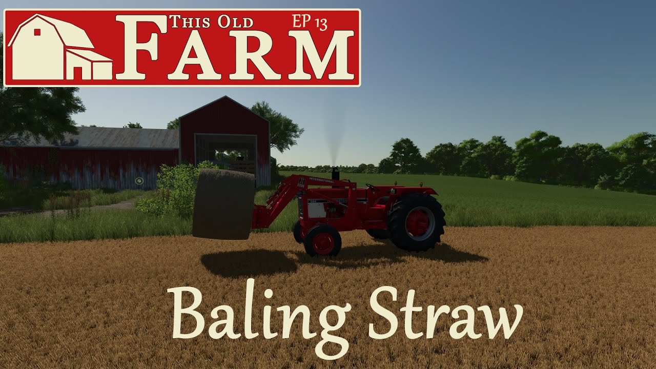 Baling Straw | Red Barn Farm Ep #13 | OTM Challenge