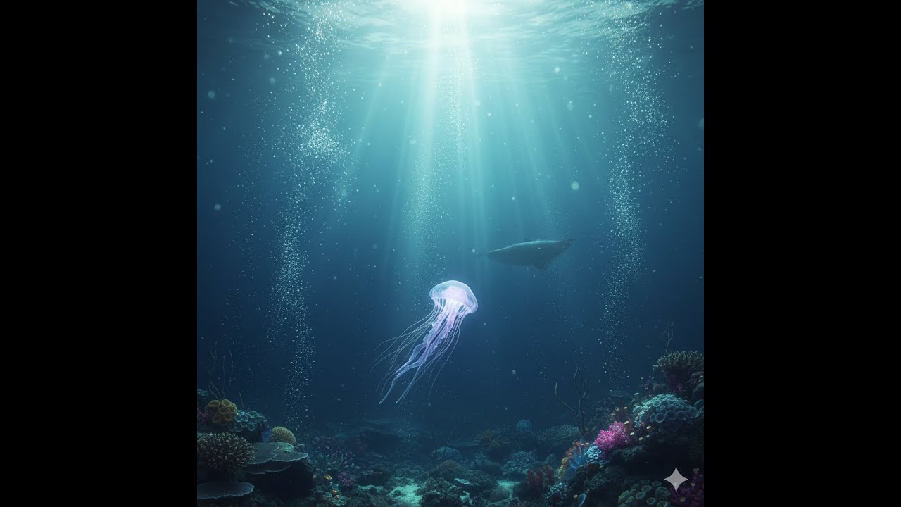 DEEP SEA ALPHA WAVES: 1 Hour Deep Focus & Sleep 🌊✨ | Healing Ambient | MindRoFlow