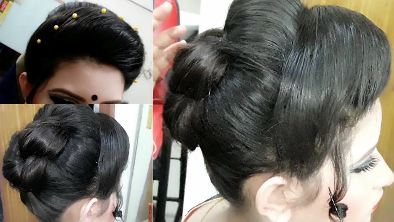 Bun Hairstyle || Bengali Hairstyle | Bengali hairstyle khopa | hair style in Per lour | Sharmin Soma