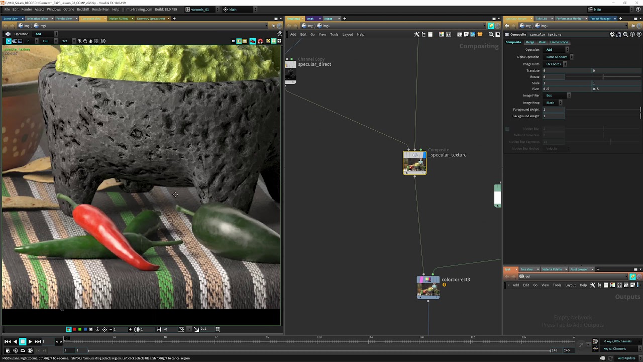 3RD PARTY RENDERING IN SOLARIS | 08 | Final Compositing | COPS