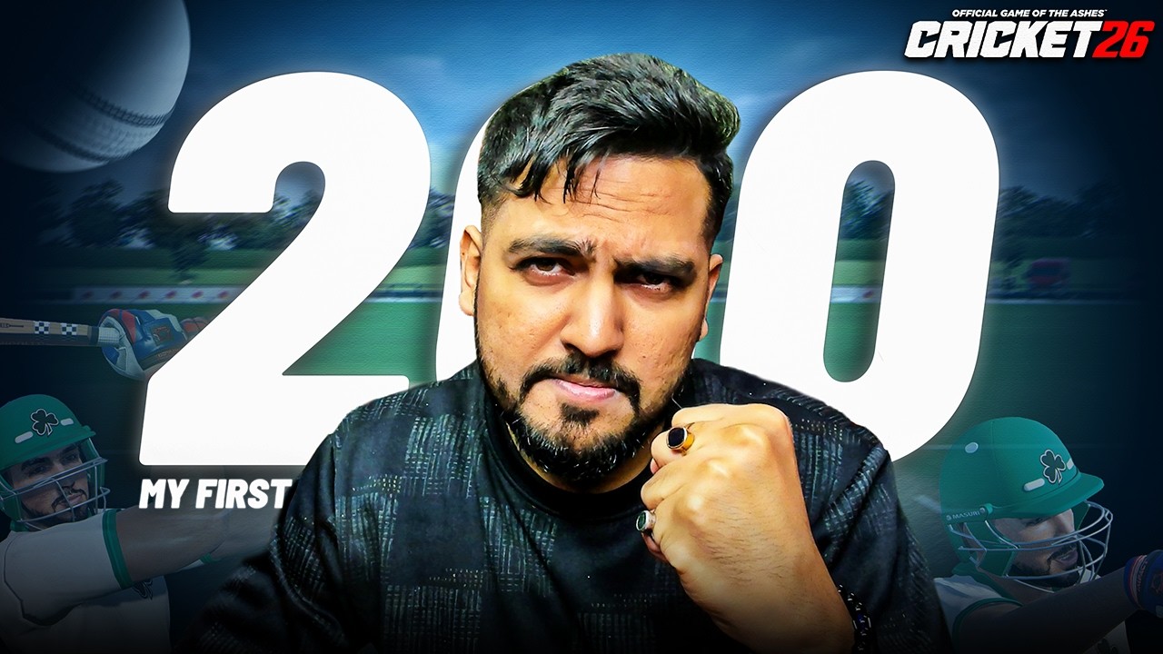 Kya 1st 200 Aaj Aayega? 😱 | Cricket 26 My Career Mode #5 | LAST VIDEO OF 2025 | RtxVivek