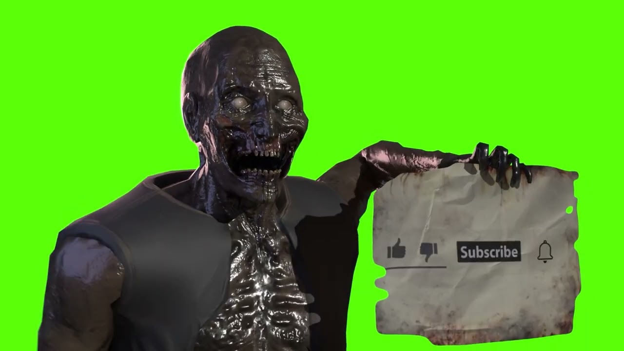 SCP-106 subscribe green screen (hello neighbour meme)