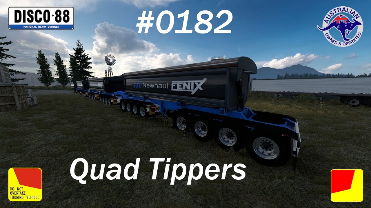 American Truck Simulator - 0182 Quad Tippers