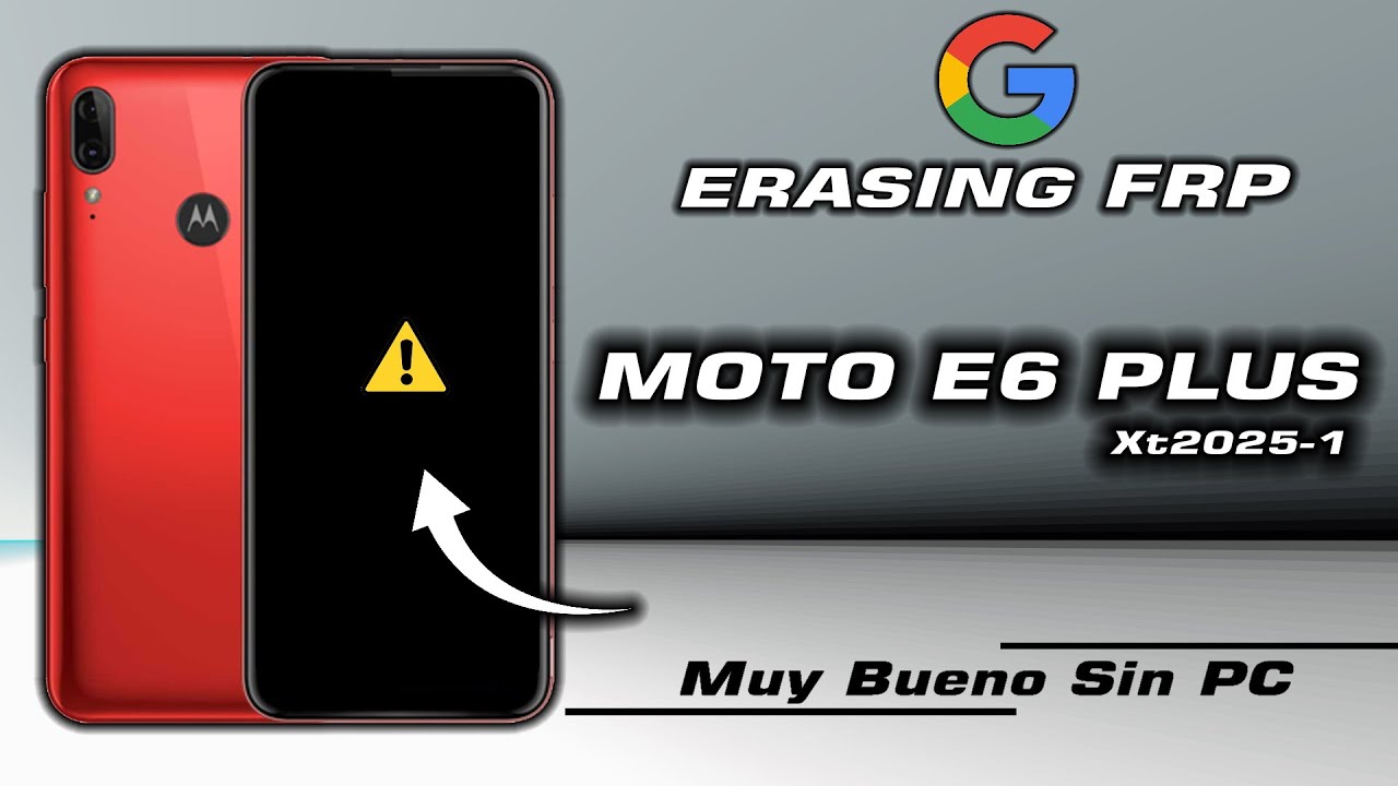 ☄️Así Borra la Cuenta Google | Moto e6 plus | Nuevo método 2023✅