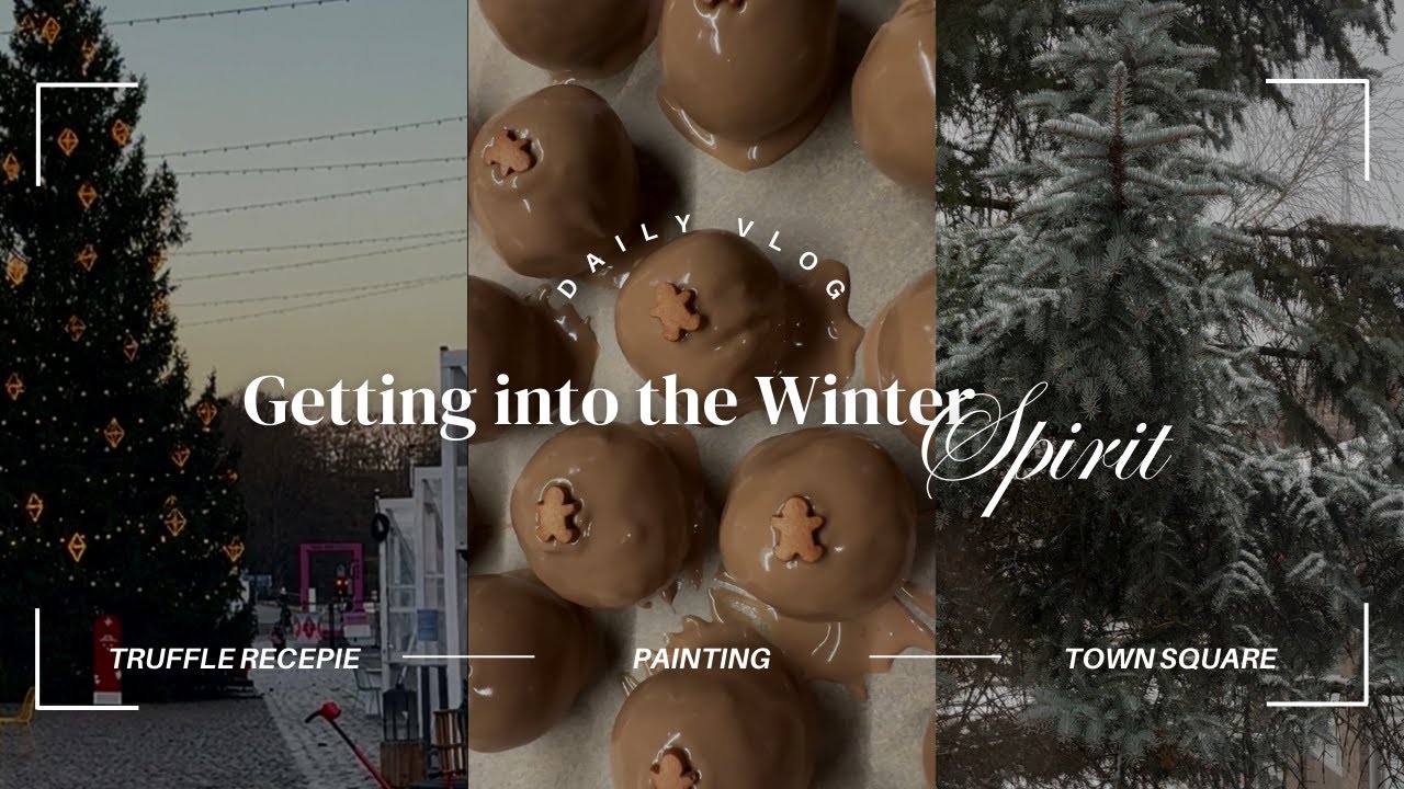 Let`s Get Into The Christmas Spirit | Truffle recepie, painting