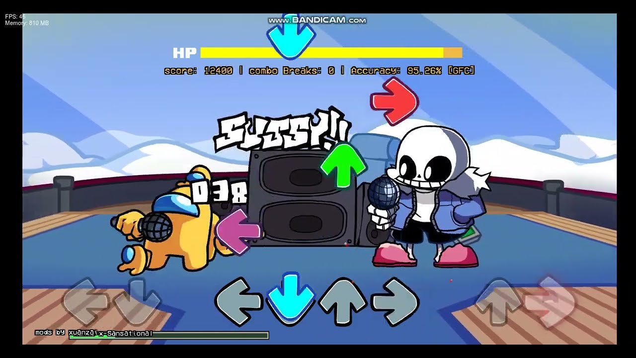 FNF Indie Cross & VS Imposter V4 | Mando x Sansational