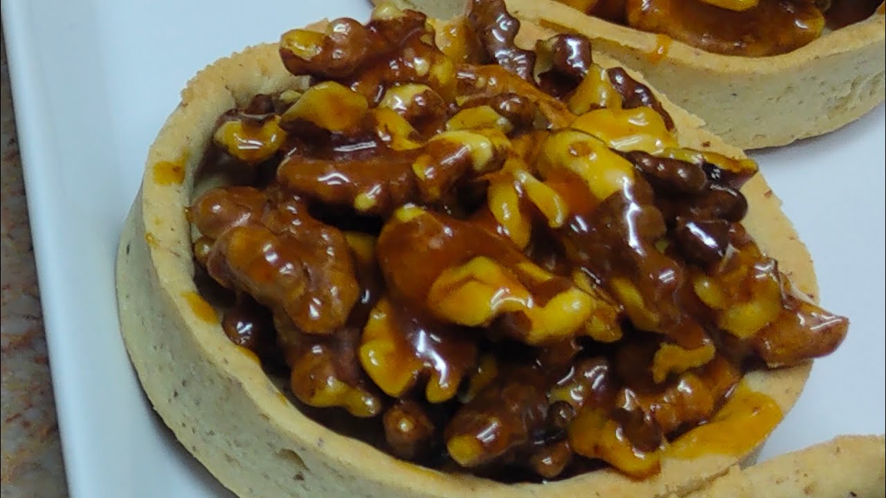 Tartelettes aux noix caramel au beurre salé