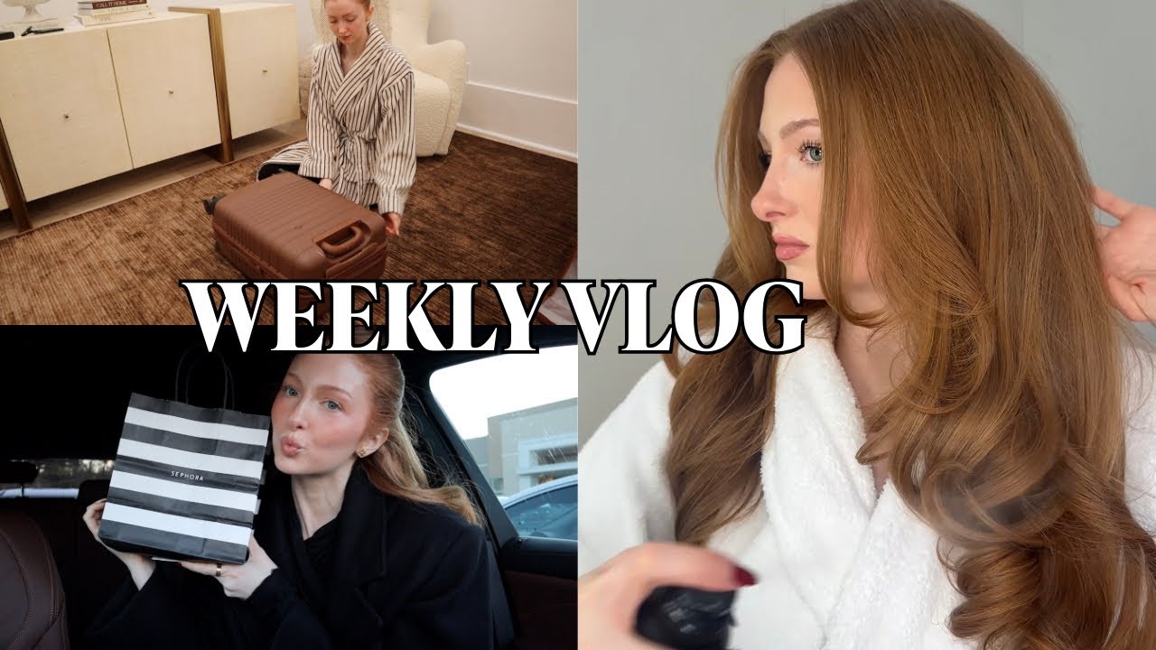 WEEKLY VLOG: Running Errands, Glow Up Appts, Pack & Prep for Vacation