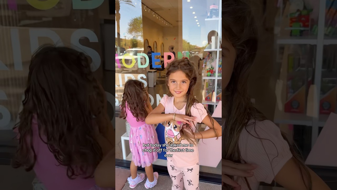 Let&rsquo;s see if he notices 🤭😍 #backtoschool #haircut #hair #salon #vegas #family #dayinmylife