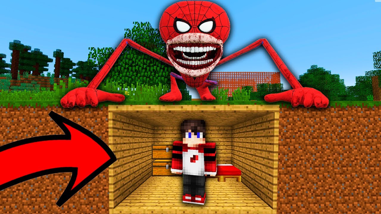 СМОЖЕТ ЛИ Человек-Паук ТЕЙПС НАЙТИ МЕНЯ ПОД ЗЕМЛЕЙ в Minecraft?