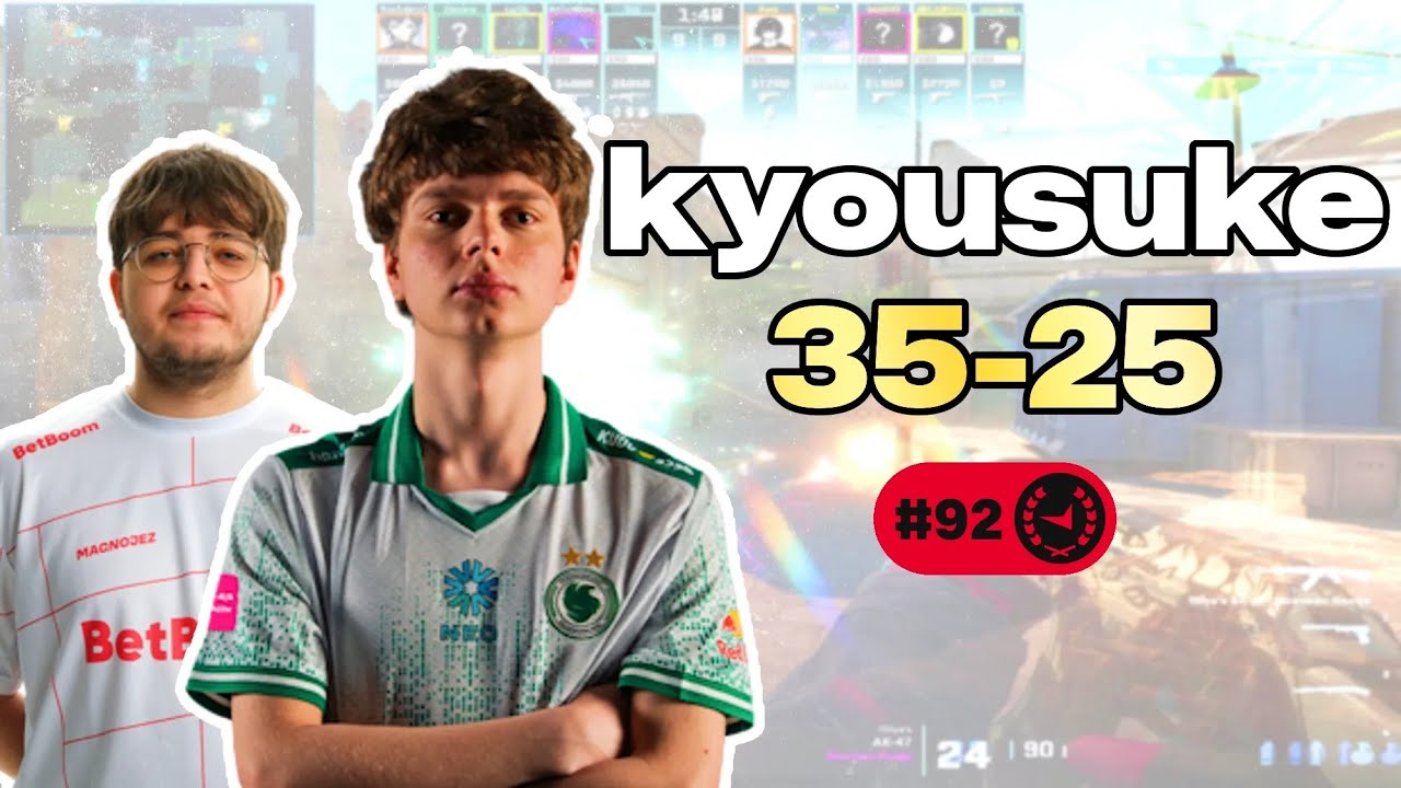 КЁСУКЭ 35-25 с Magnojez EU FACEIT POV (Dust2) | 3759 ЭЛО