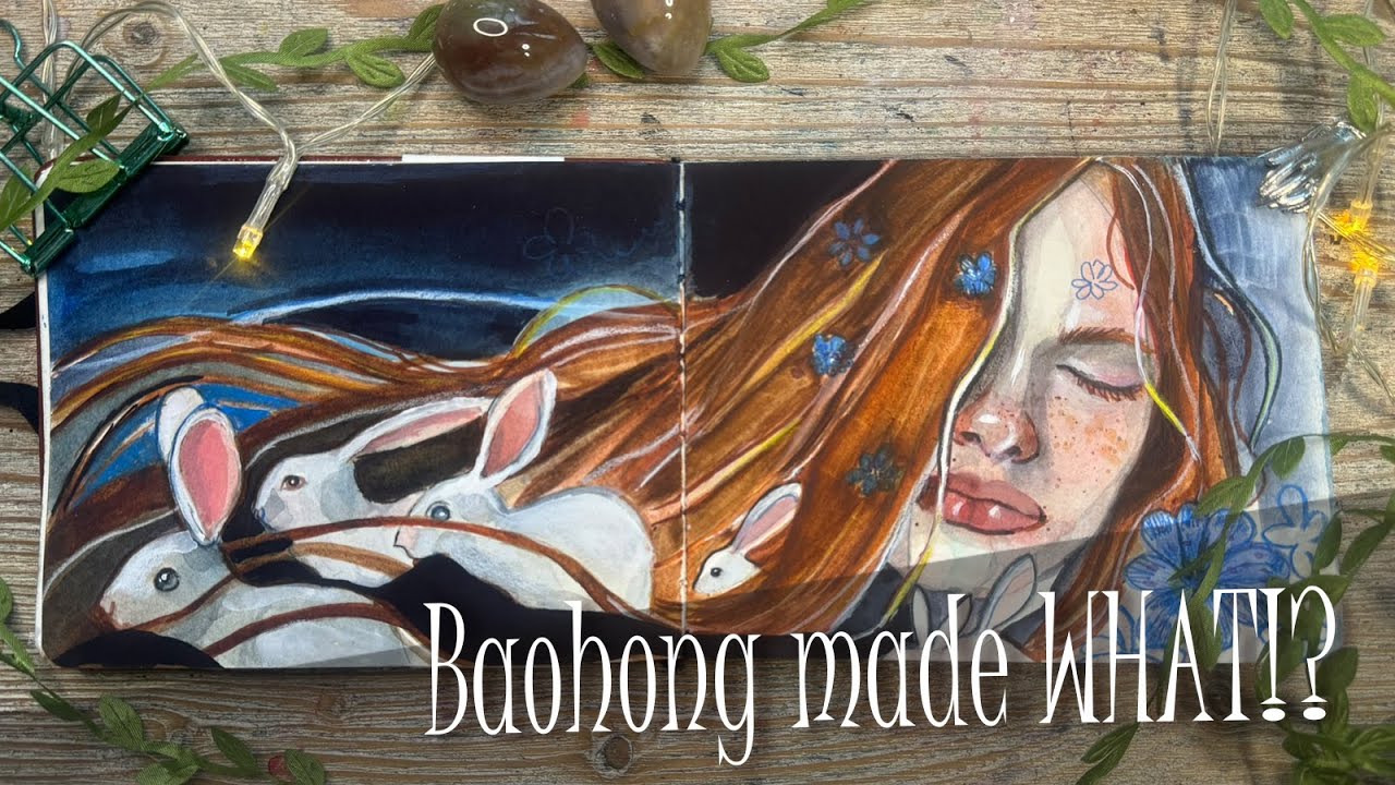 Baohong has made a Watercolour Sketchbook! (Let's see if it lives up to our expectations!)