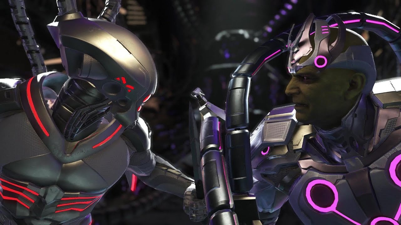 Injustice 2 : Black Manta Vs Brainiac - All Intro/Outros, Clash Dialogues, Super Moves