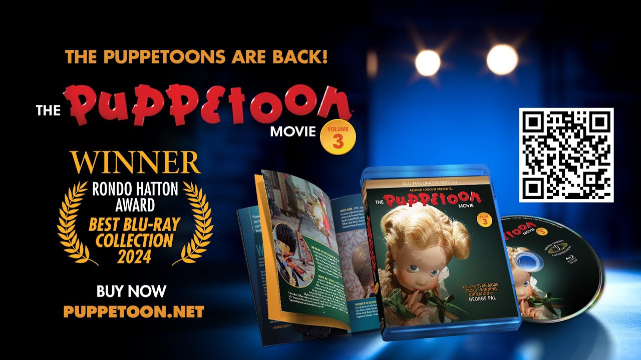 Arnold Leibovit accepts Best Blu-Ray Collection Rondo for THE PUPPETOON MOVIE VOL. 3