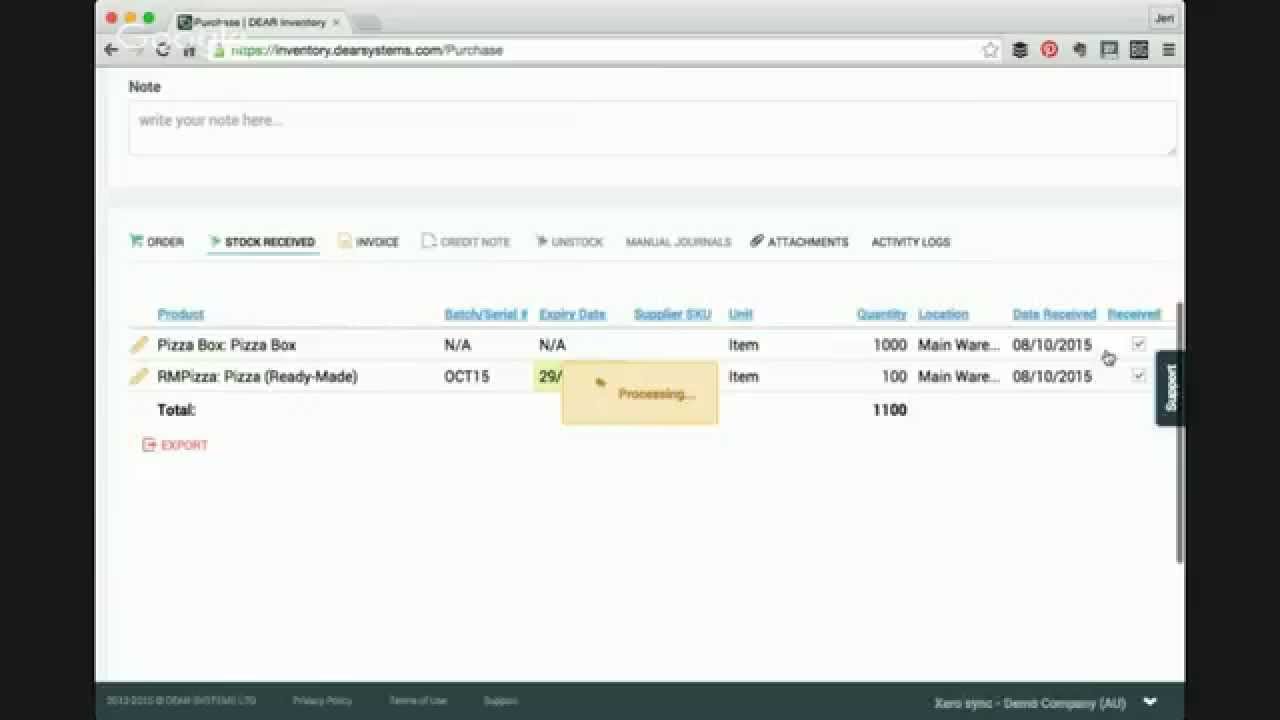 Batch & Serial Tracking in DEAR Inventory - The WhichAddOn.com 
