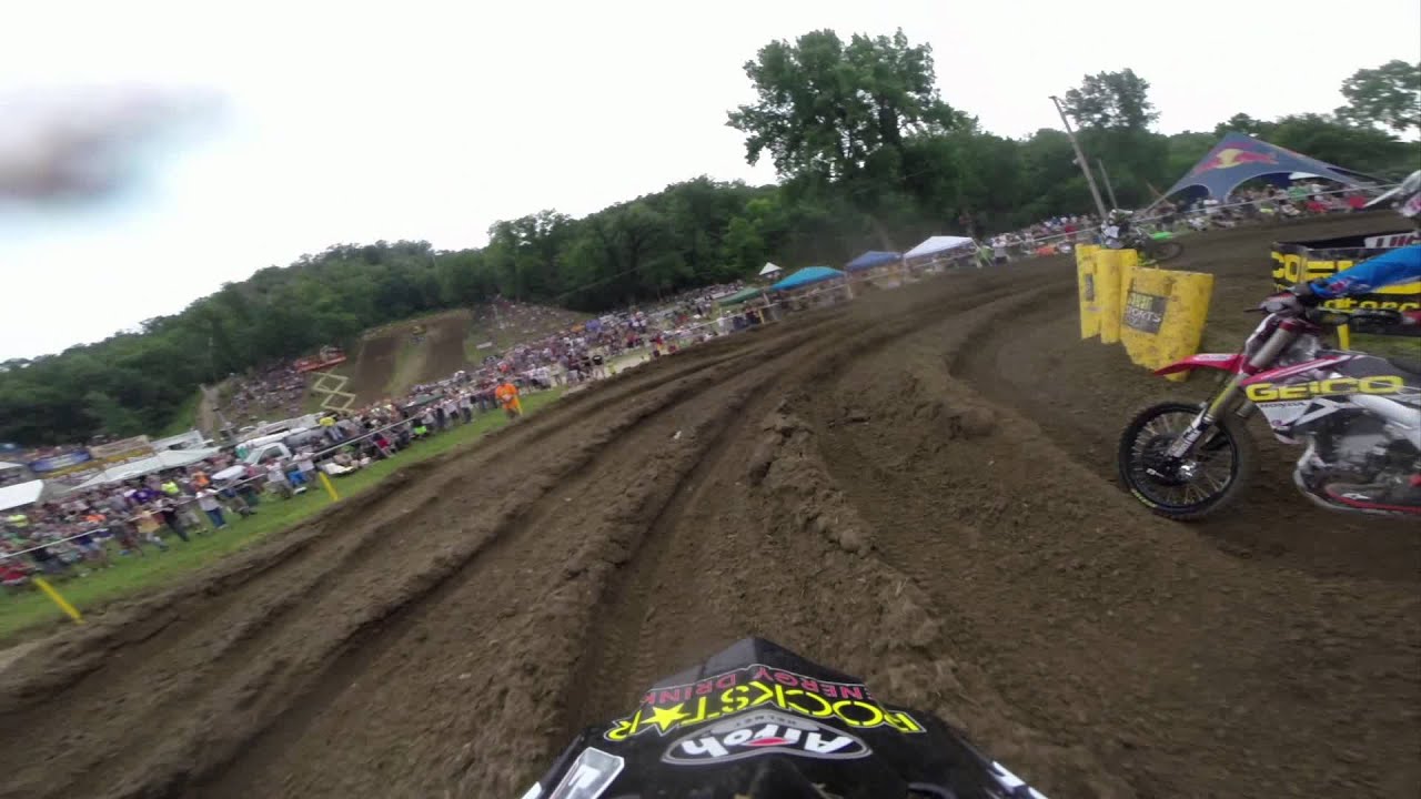 GoPro HD: Joey Savatgy Lap 1 Moto 2 - Spring Creek MX Lucas Oil Pro Motocross Championship 2014