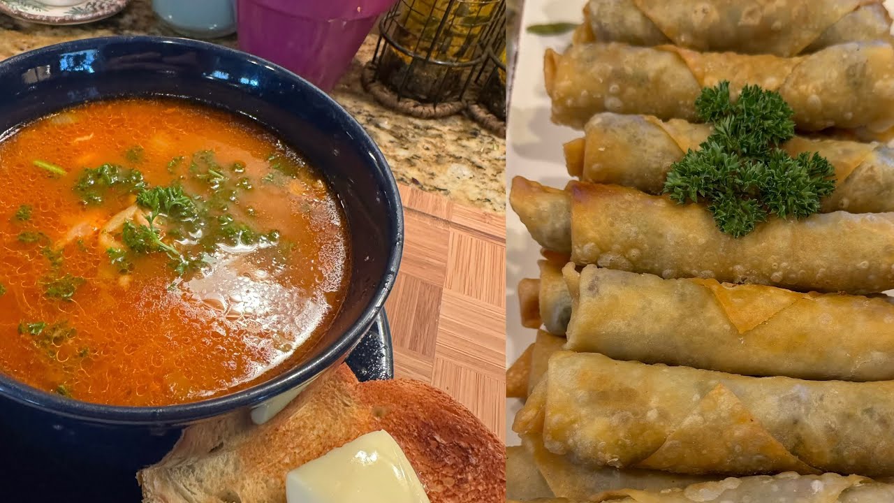 Chicken Chickpea Soup, Savory Cigar Pastry, Crafts & Chores!