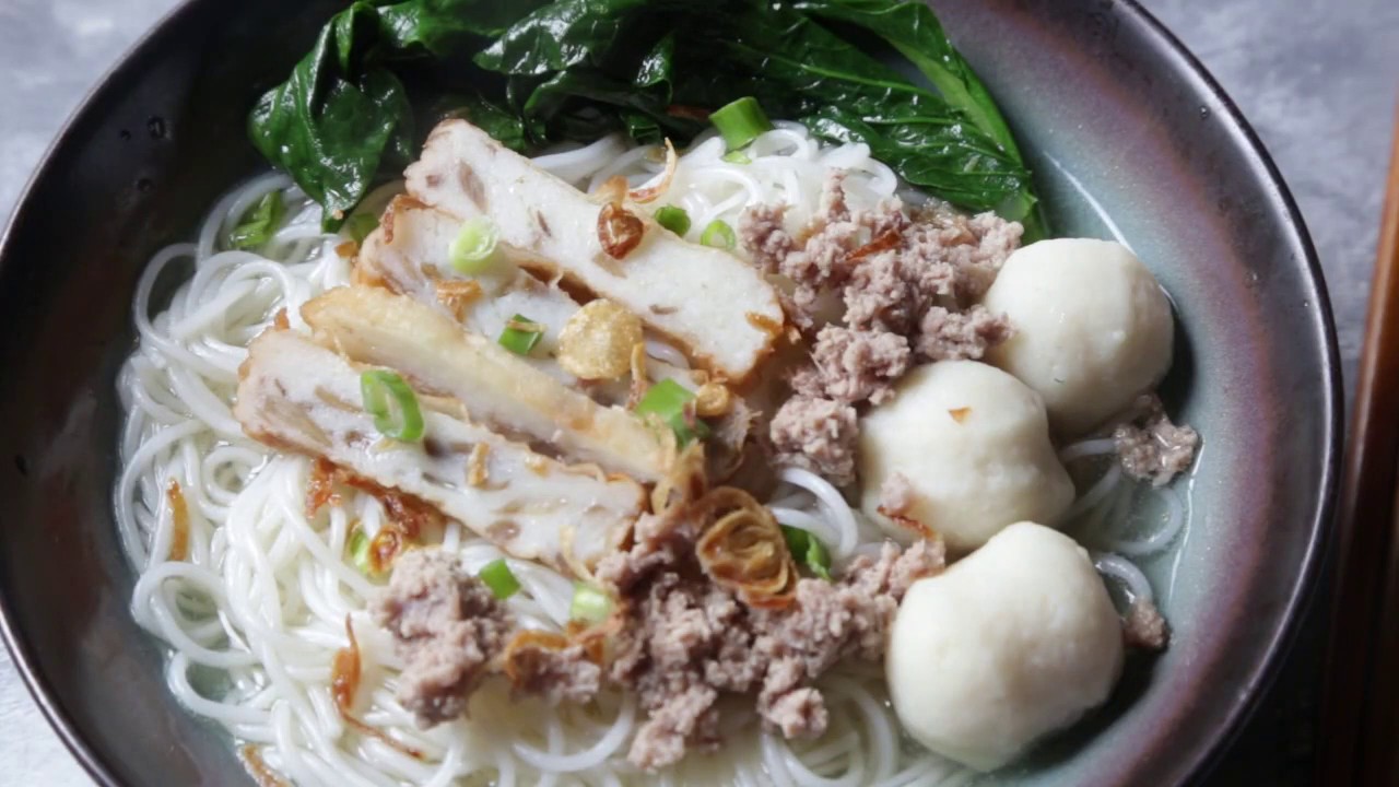 Easy Fish Ball Noodle Soup