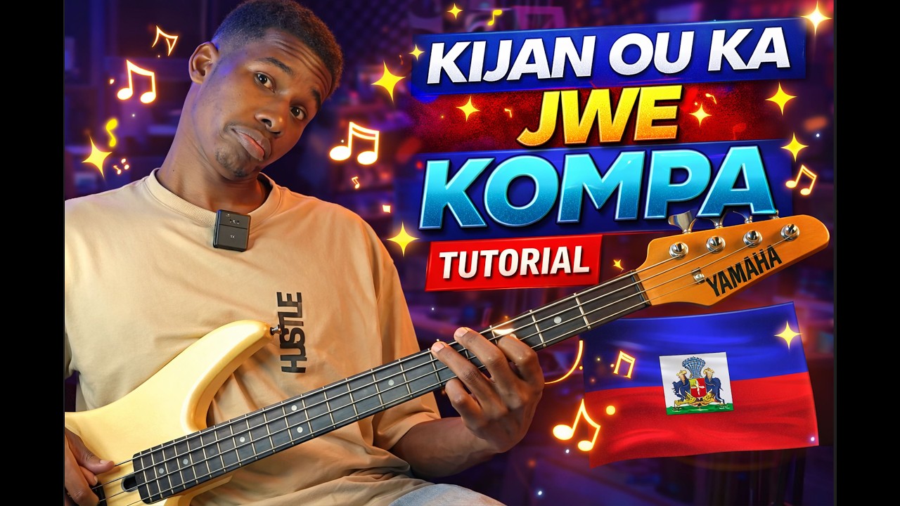 Guitar bass KOMPA- Palacios dadou - Apran jwe Guitar Bass - Tutoria