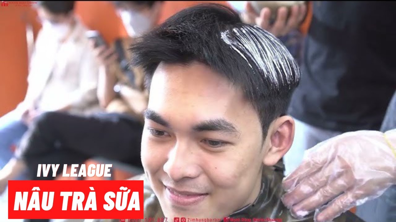 NÂU TRÀ SỮA | Chia sẻ chi tiết kĩ thuật TẨY TÓC + NHUỘM + KÊ LƯỢC - M.Hùng BarberSharing