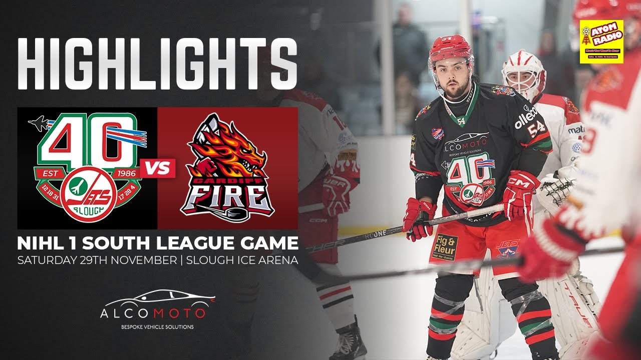 AlcoMoto Slough Jets vs Cardiff Fire | NIHL 1 South League Game Highlights | 29/11/2025