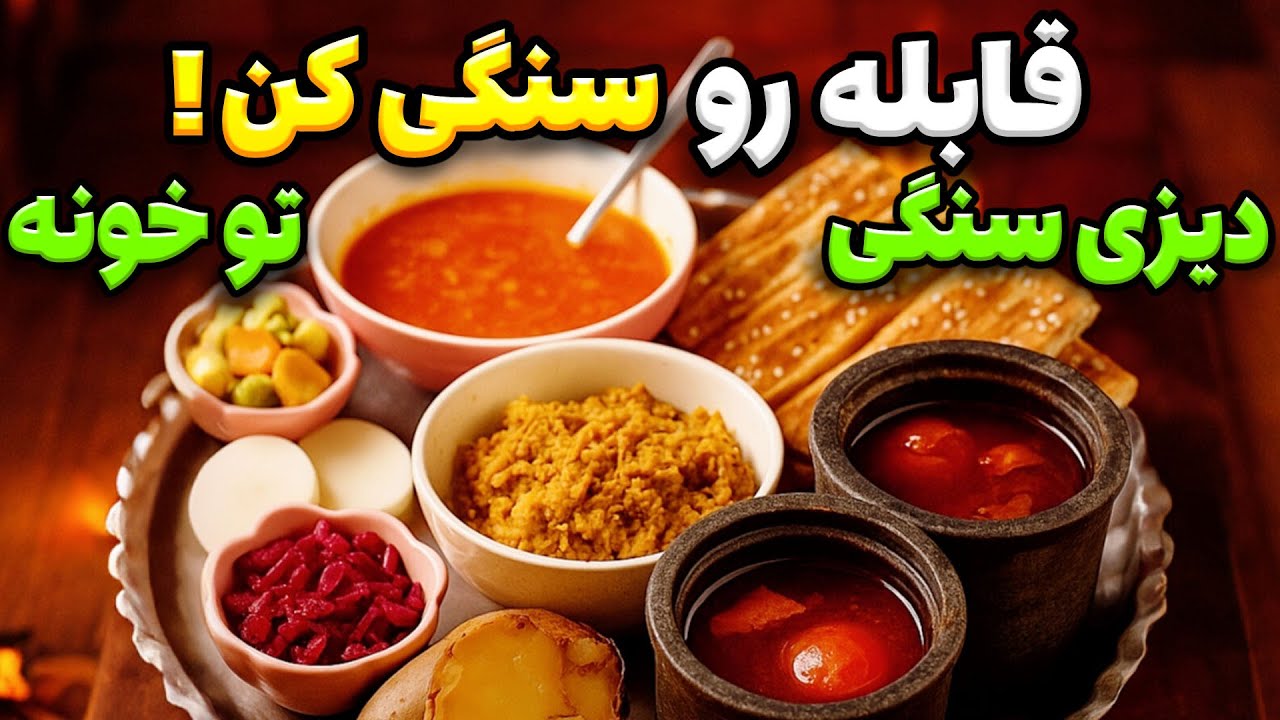 دیزی سنگی قهوه‌خانه‌ای در خانه | تبدیل قابلمه معمولی به دیگ سنگی