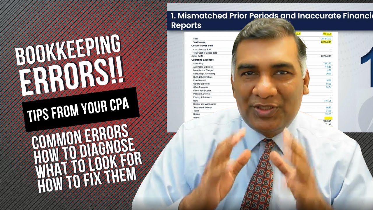 Fix Your Bookkeeping Errors (4 Phases)