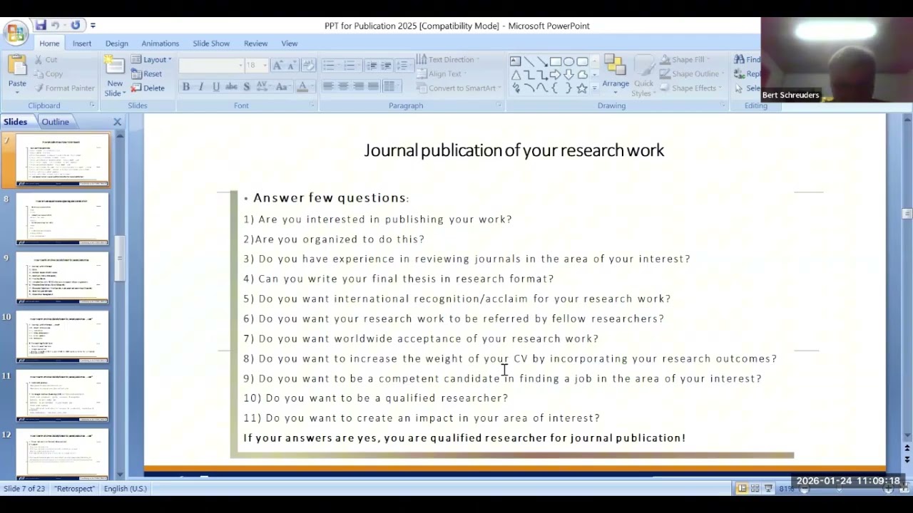 AIU Seminar Blueprint for publishing Part 5