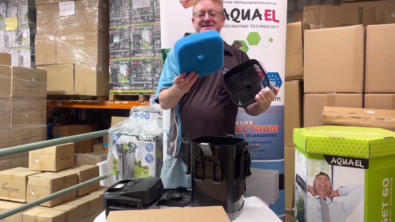 Aquael ULTRAMAX canister filter  - Unboxing, setting up and servicing part 1