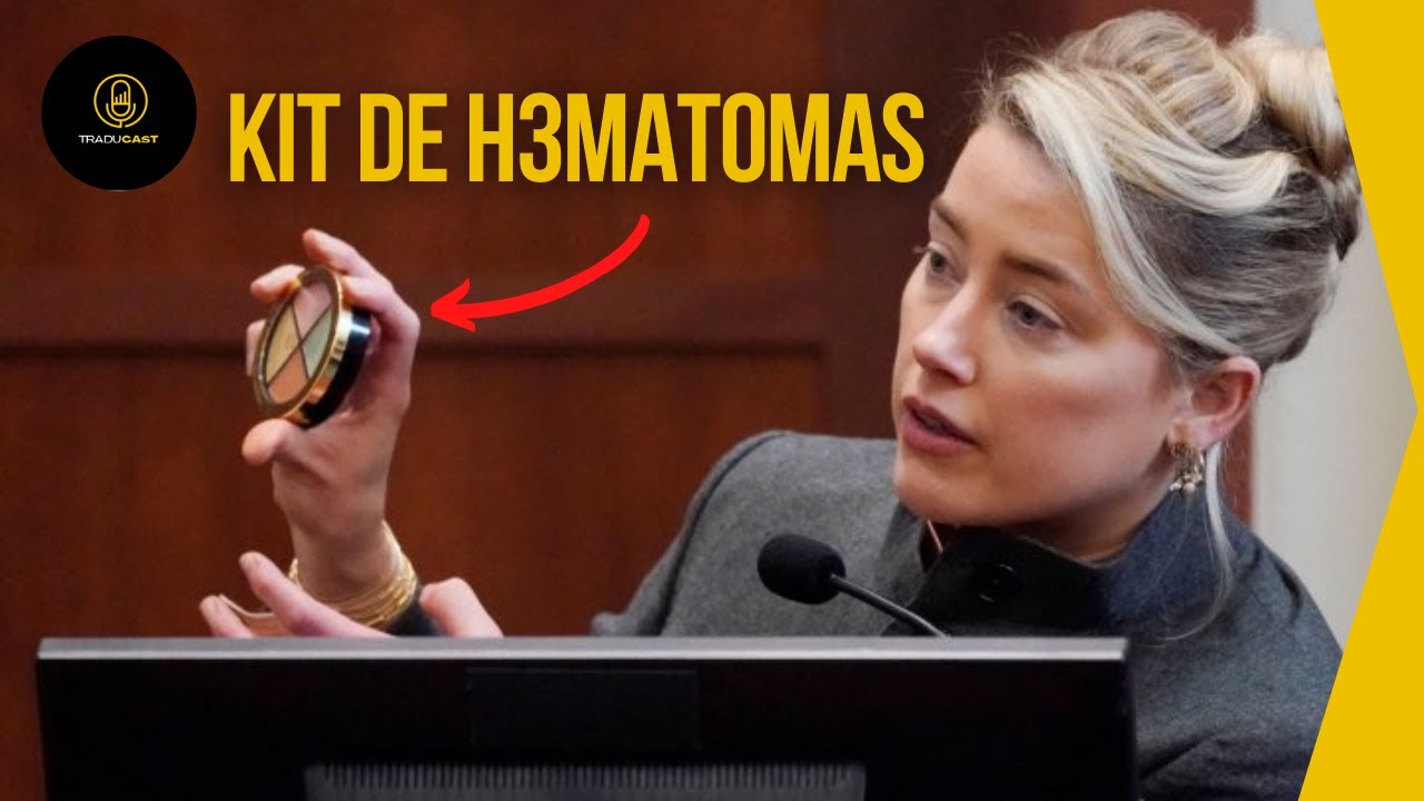 AMBER ENSINA A CAMUFLAR HEMATOMAS COM MAQUIAGEM | JOHNNY DEPP X AMBER HEARD | Julgamento Legendado
