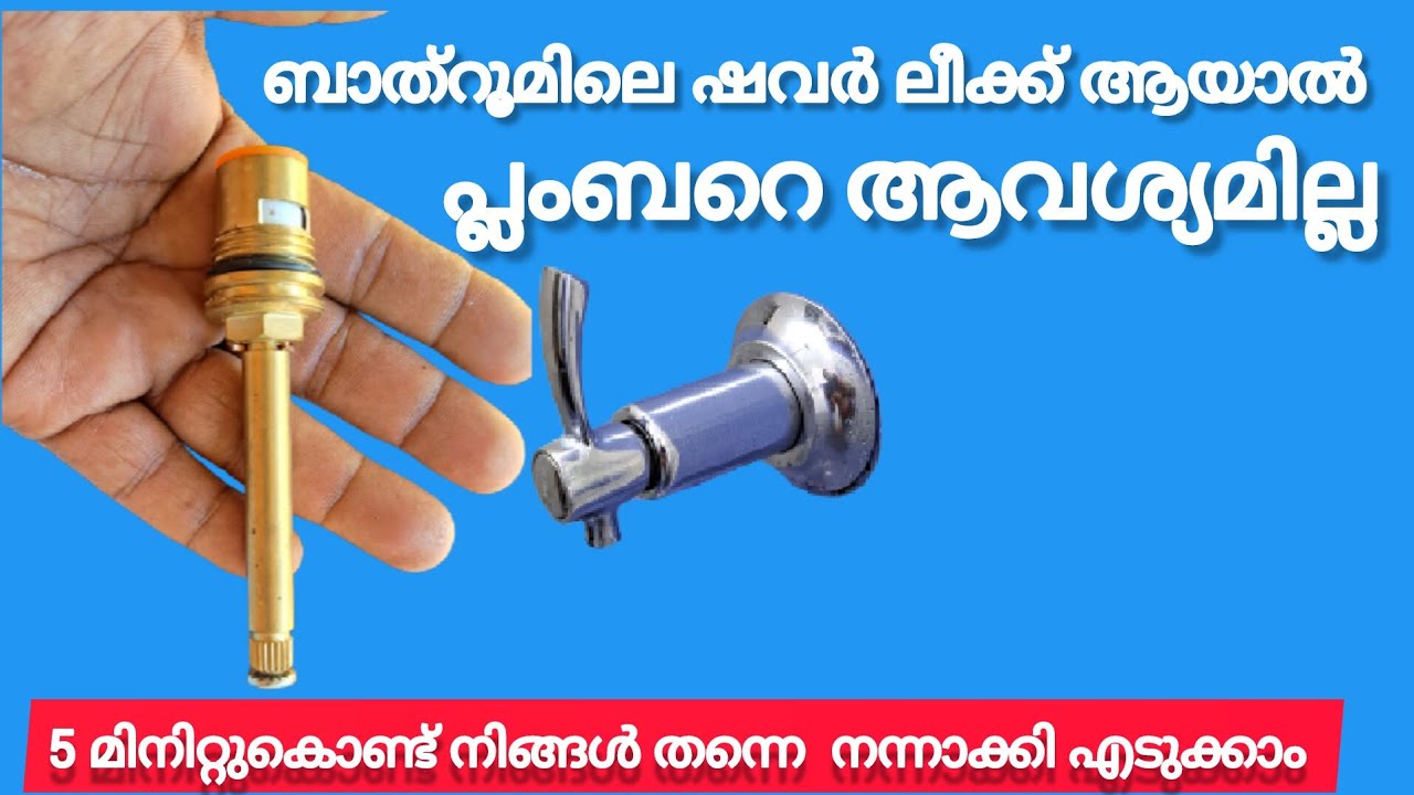 ബാത്റൂം ഷവർ ലീക്ക് എങ്ങനെ മാറ്റാം How to Fix a Dripping or Leaky Shower Head |bathroom shower repair