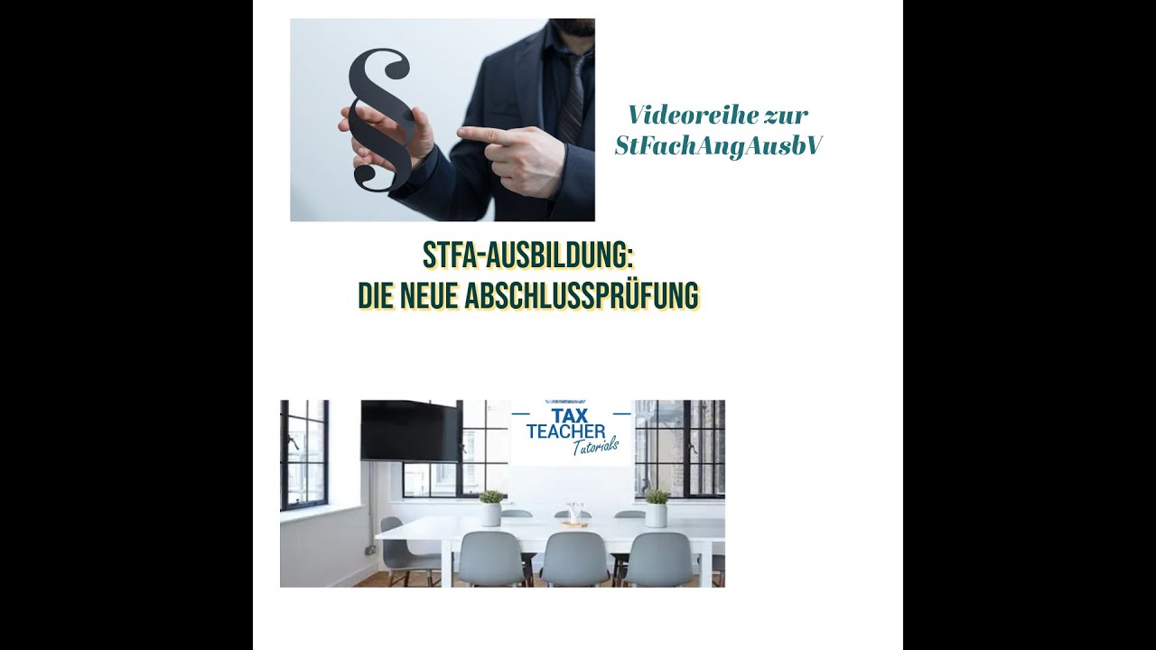Die neue Abschlussprüfung der der neuen StFachAngAusbV