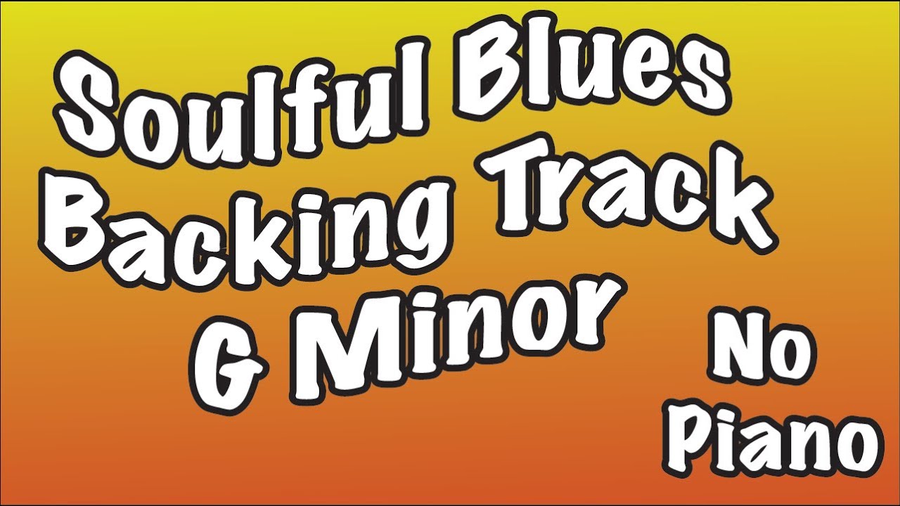 Soulful 6/8 Blues Backing Track in G Minor | No Piano, Just Guitar, Bass & Drums!