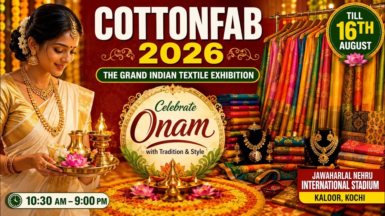 Cottonfab 2026 Kochi | Best Onam Shopping Exhibition