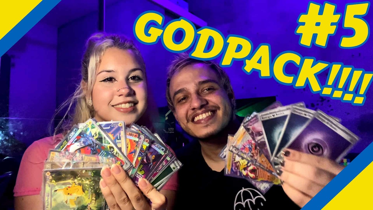 ABRI 84 PACOTES E VEIO UM GODPACK!!!! - Unboxing Pokémon TCG #5