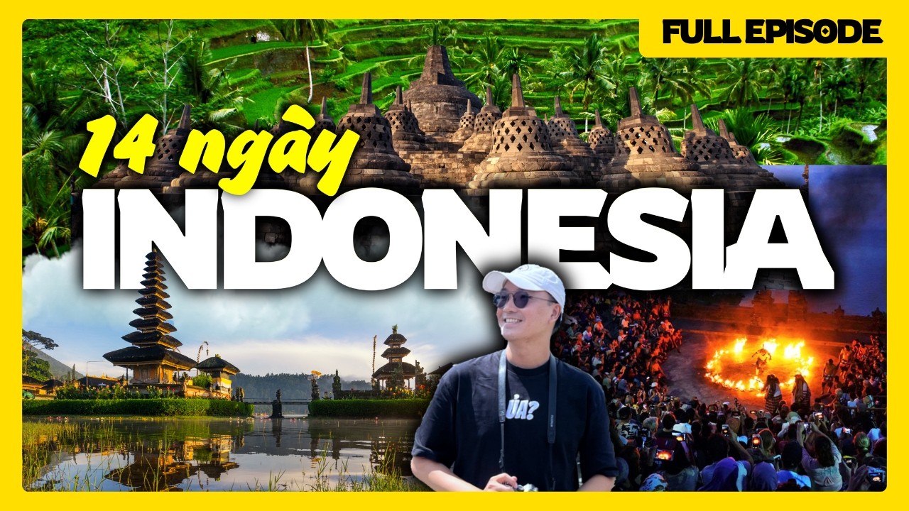 HÀNH TRÌNH 13 NGÀY KHÁM PHÁ 4 THÀNH PHỐ Ở INDONESIA • DU LỊCH INDO BALI TỰ TÚC