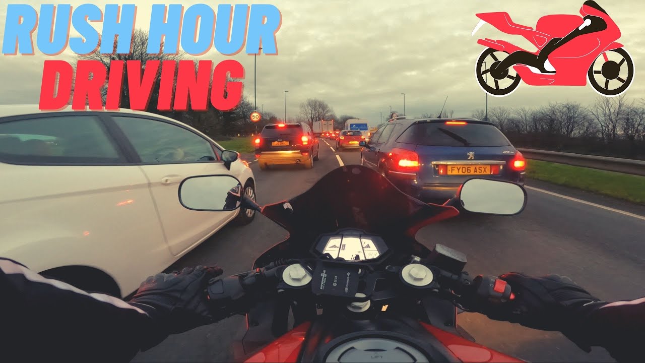 Yamaha R125 Rush hour driving home 🤦‍♂️ traffic 😎