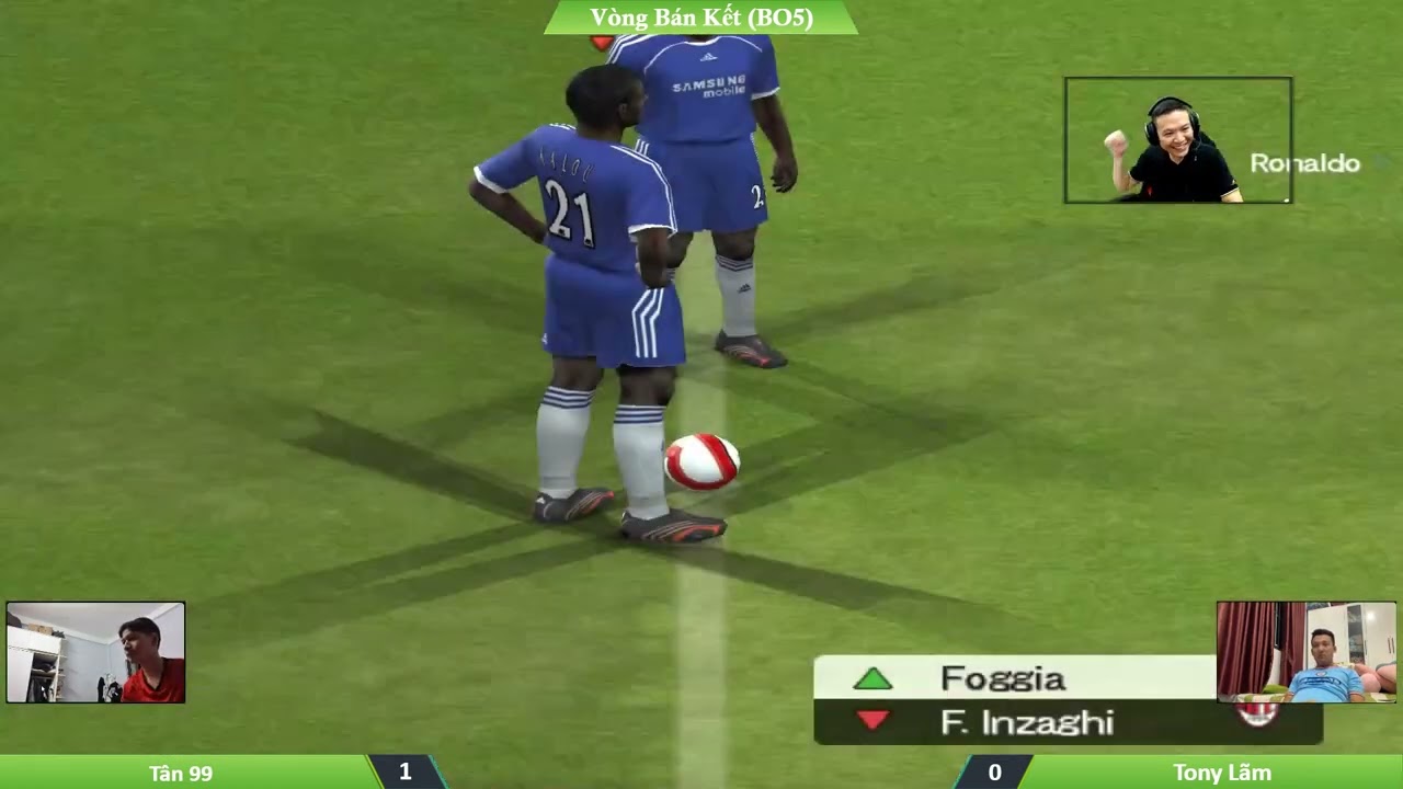 Giải đấu PES-6 Open Cup 2023 Bán kết 2 game thủ Tân 99 vs Tony Lãm 28 09 2023 Trận 2