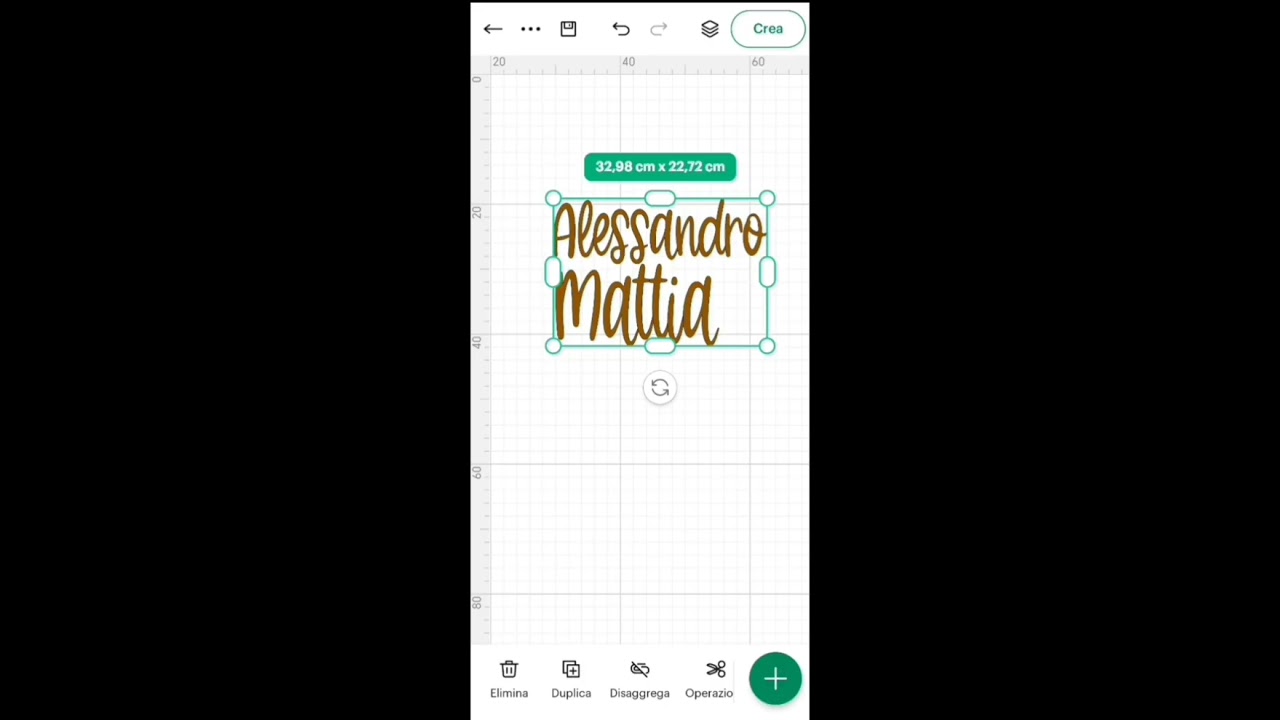 Come utilizzare l'app della cricut per realizzare una stampa in  termovinile