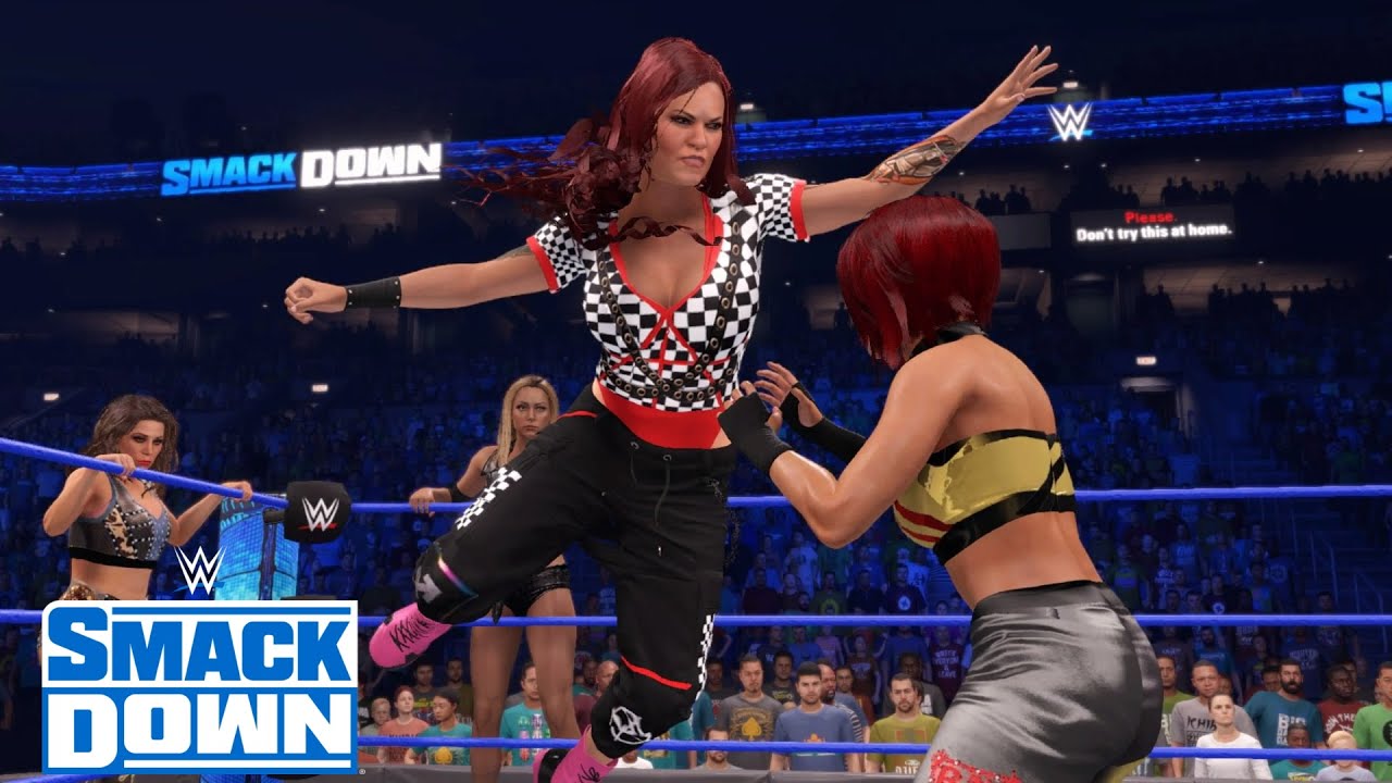 WWE 2K22 SMACKDOWN LITA,STACY KEIBLER & MICKIE JAMES VS DAMAGE CTRL