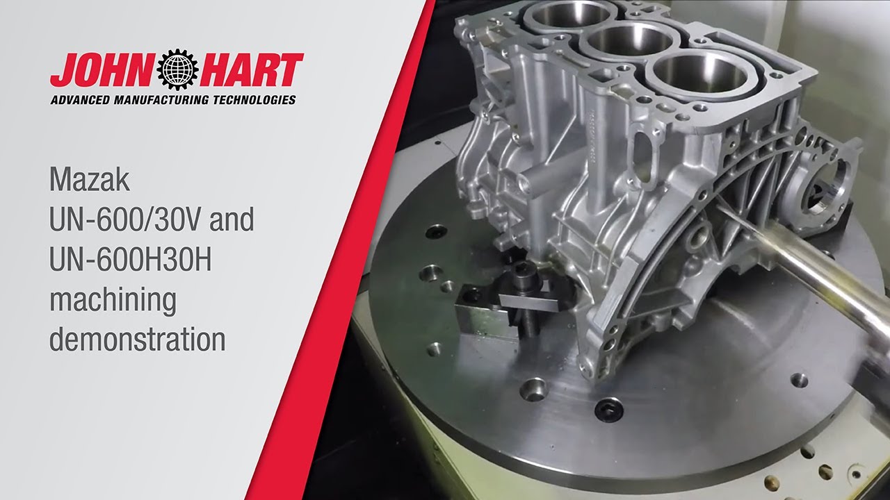 Machining automotive components on a Mazak UN-600/30V and UN-600/30H