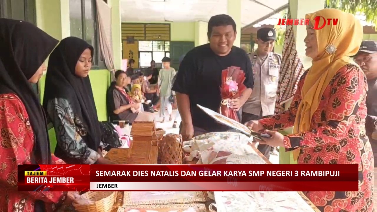 SEMARAK DIES NATALIS DAN GELAR KARYA SMP NEGERI 3 RAMBIPUJI