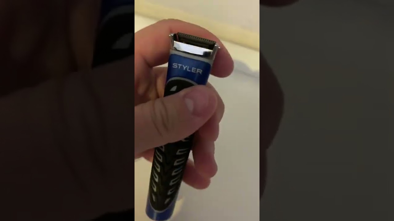 Триммер Gillette Fusion ProGlide Styler, черный/синий