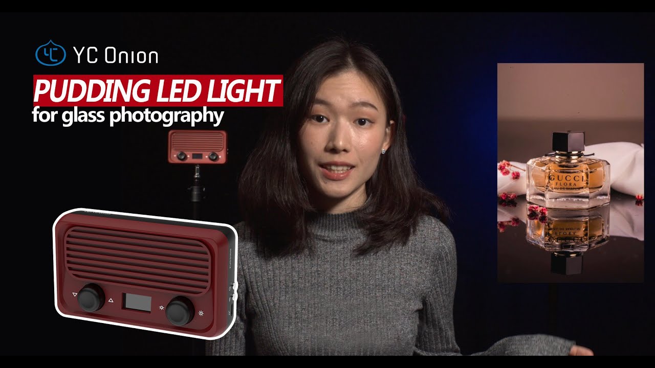 [YC Onion | Tutorial] How to use portable LED video light for glass photography