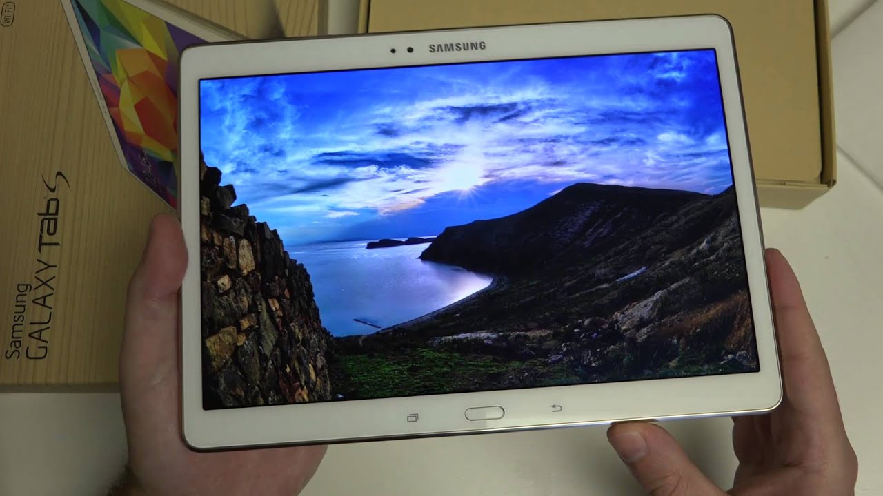 Samsung Galaxy Tab S 10.5 Unboxing and First Look