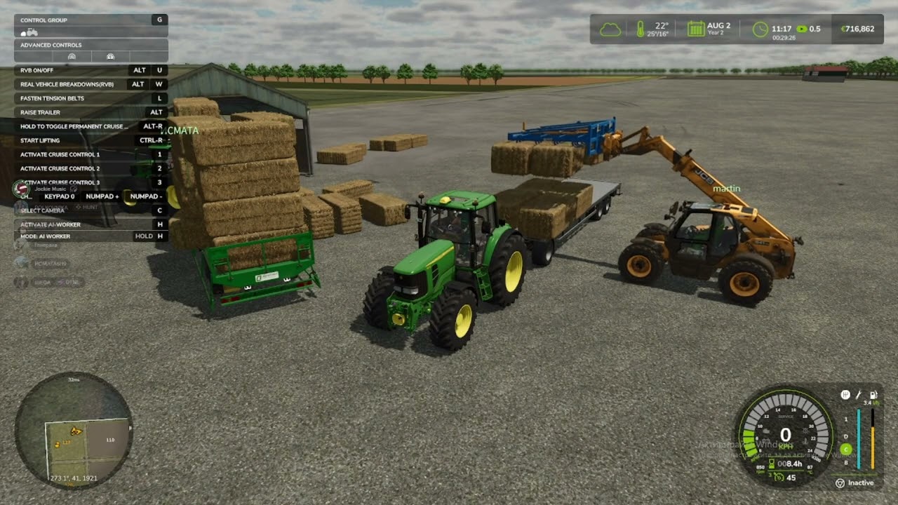 ИГРАЙ МУЛТИПЛЕЕР С ПРИЯТЕЛИ(Част 2)#farmingsimulator25