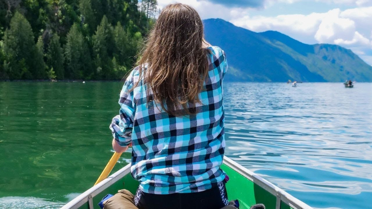 Canoe adventure in Sandpoint, Idaho