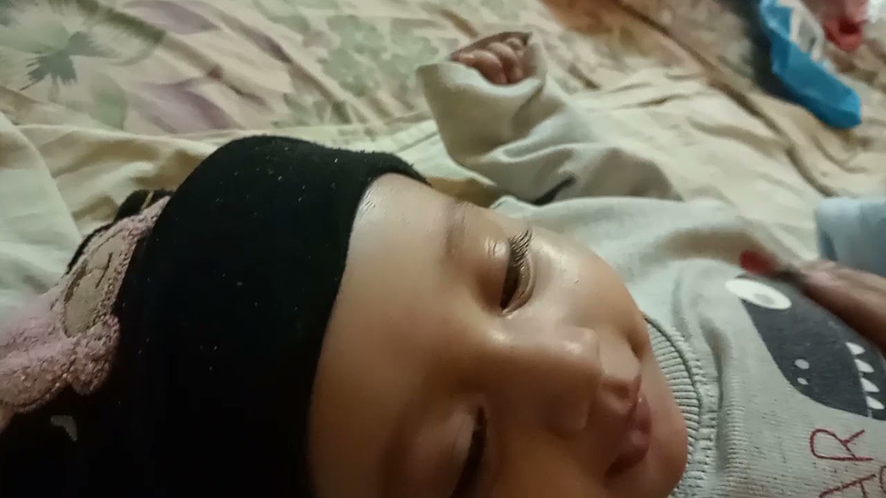 baby is hungry but mom is in teasing mood
